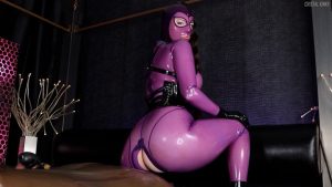 Read more about the article Cristal Kinky Lilac Rubberdoll Facesitting on sub with Caged Cock and Chastity Play